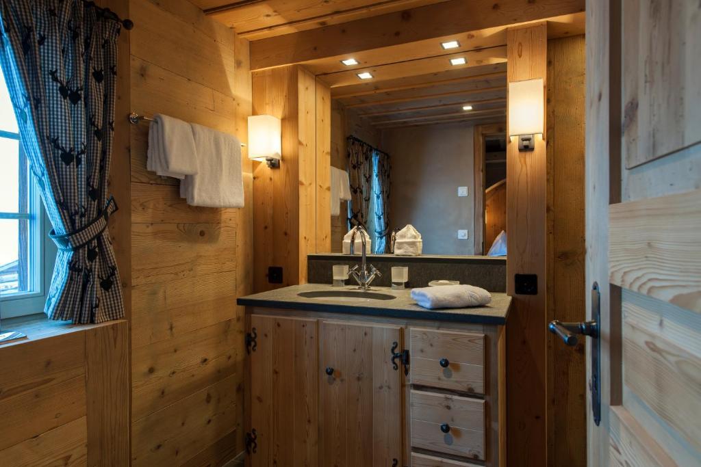 Chalet Berghof Sertig Clavadel Rom bilde