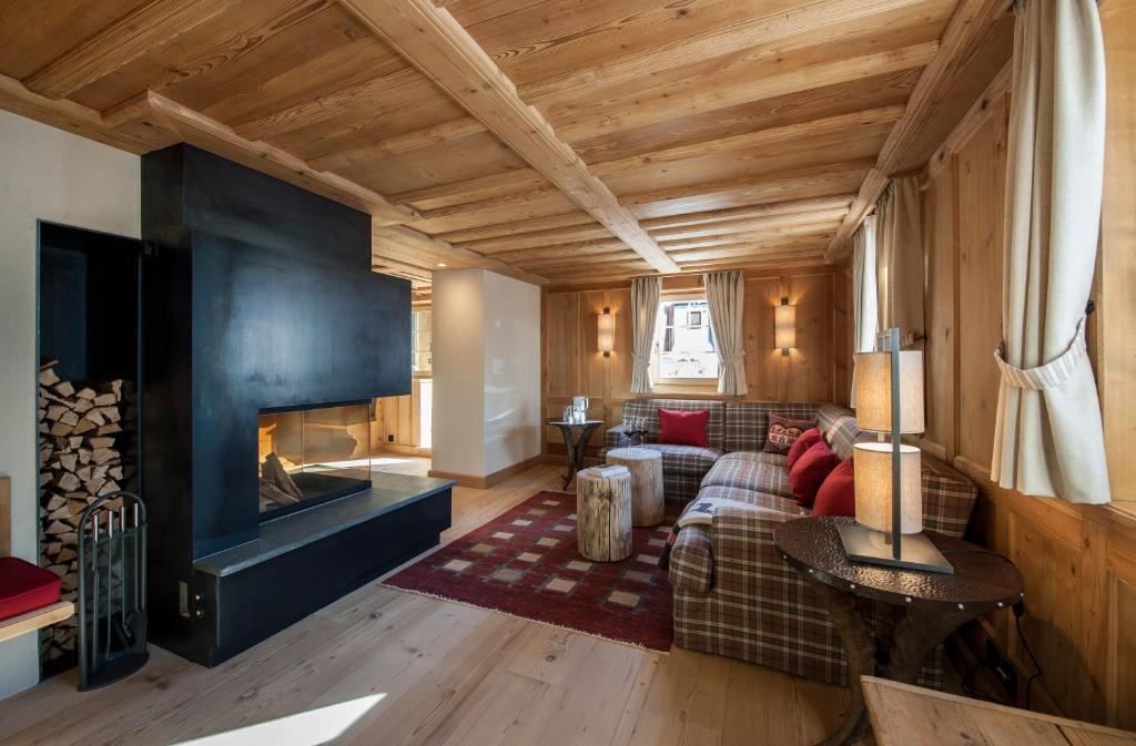 Chalet Berghof Sertig Clavadel Rom bilde